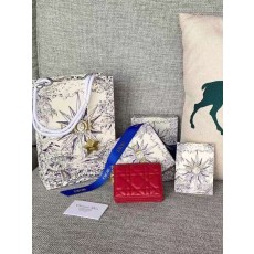 디올 24 Lady Dior Gardenia 미니 지갑 11x9cm