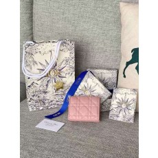 디올 24 Lady Dior Gardenia 미니 지갑 11x9cm