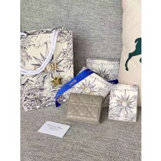 디올 24 Lady Dior Gardenia 미니 지갑 11x9cm