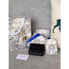 디올 24 Lady Dior Gardenia 미니 지갑 11x9cm