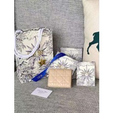 디올 24 Lady Dior Gardenia 미니 지갑 11x9cm