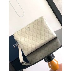 디올 CD다이아몬드 캔버스 파우치 클러치 30x20cm