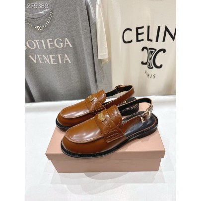 미우미우 26ss 슬링백 로퍼 